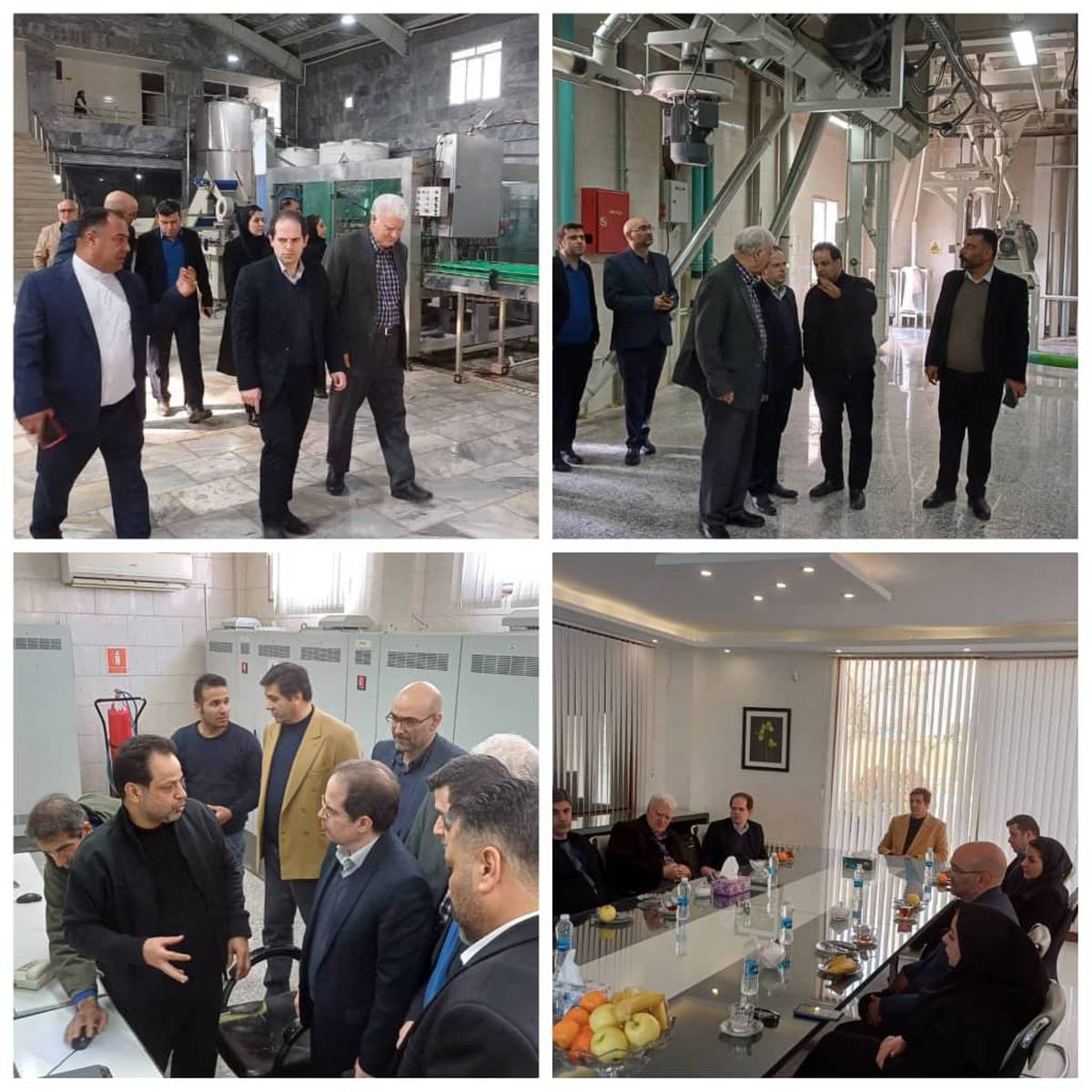 بازدید معاون سازمان صنایع کوچک و شهرک‌های صنعتی ایران از واحدهای تولیدی در شهرک صنعتی خوارزمی ماهدشت و نشست با صاحبان صنایع