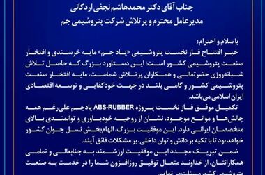 پتروشیمی مسجدسلیمان درخشید؛ کسب نشان زرین پیشتازان کیفیت و نوآوری