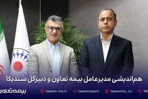 توسعه همکاری‌های صنعت بیمه در دیدار مدیرعامل بیمه تعاون با دبیرکل سندیکای بیمه‌گران ایران