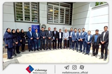  اعطای لوح و تندیس «گواهی تعهد به تعالی» به بیمه ملت
