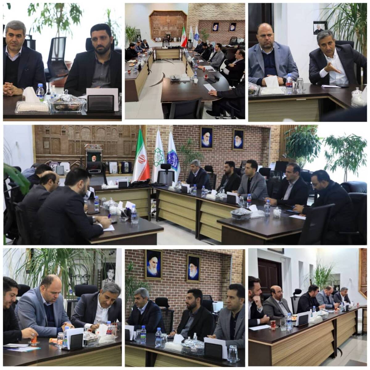 نشست مشترک مدیرعامل شرکت شهربان وحریم بان با شهردارمنطقه ۱۲