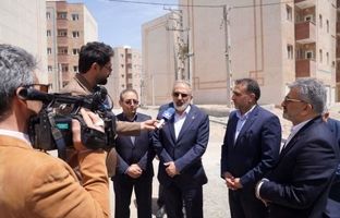  خانه دار شدن متقاضیان نهضت ملی از اهداف وزارت راه و شهرسازی و مامویت ویژه بانک مسکن/بازدید مدیرعامل بانک مسکن از پروژه‌های نهضت ملی مسکن در اردبیل
