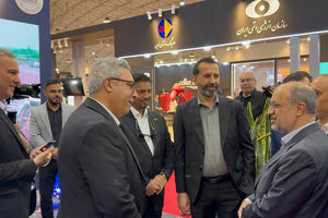 بازدید معاون معدنی وزیر صمت از غرفه چادرملو در متافو تبریز