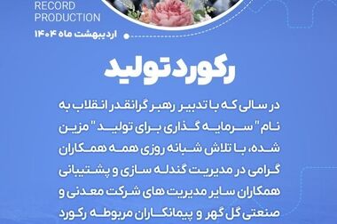  استقبال بی نظیر از اولین گردهمایی بزرگ کارگری منطقه گل گهر