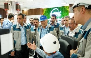 بازدید مدیران ارشد هلدینگ خلیج‌فارس و پترول از فرایند راه‌اندازی طرح پلی‌پروپیلن ارغوان گستر