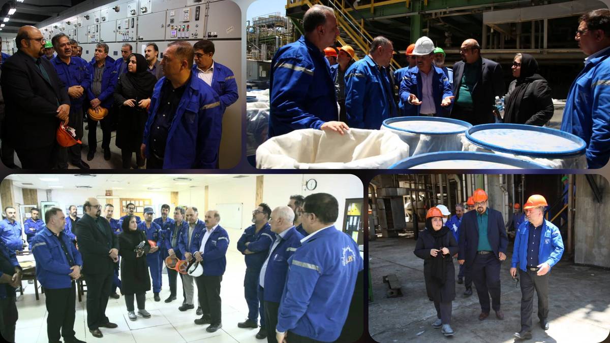  بازدید اعضای هیئت مدیره پتروشیمی شازند از واحدهای تولیدی مجتمع