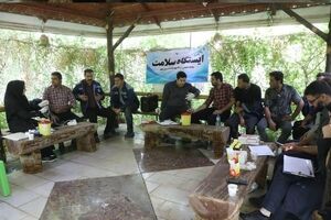 برپایی «ایستگاه سلامت» در پارک آهنشهر بافق