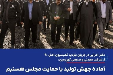 بازدید مدیرعامل شرکت معدنی و صنعتی گهرزمین از سوگواره تجسمی و کوچه های بنی هاشم(ویدئو)