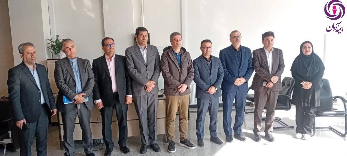 بازدید رئیس کل و رئیس شورای عالی بیمه از شعبه بیمه آرمان در اردبیل