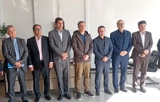 بازدید رئیس کل و رئیس شورای عالی بیمه از شعبه بیمه آرمان در اردبیل