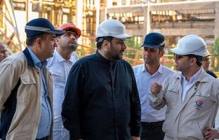 اولین بازدید میدانی مدیرعامل پتروشیمی مروارید از واحدهای تولیدی مجتمع
