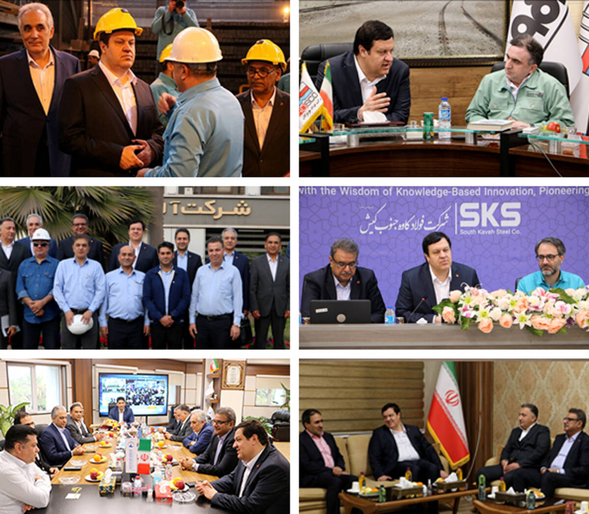 دیدار مدیرعامل بانک با مدیران عامل مجموعه های بزرگ صنعتی استان هرمزگان