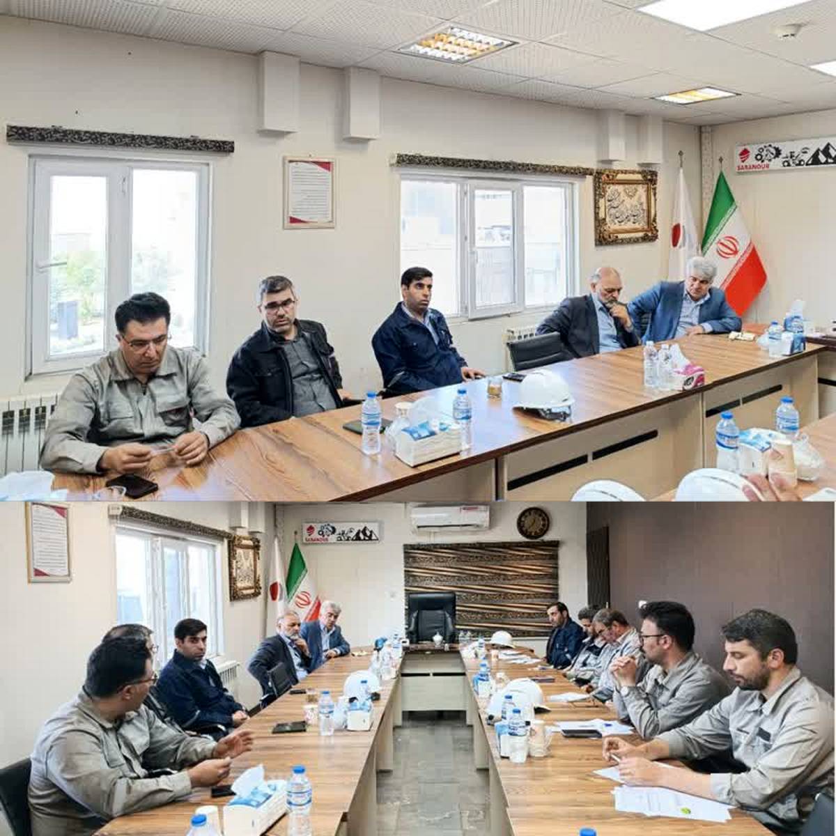 حضور پررنگ مدیرعامل صبانور در مجتمع‌های تولیدی و تشکیل جلسات در شرایط بحرانی کشور