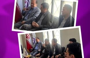 بازدید رئیس کل بیمه مرکزی از شعبه بیمه آرمان در استان همدان