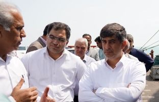 بازدید مدیرعامل گروه فولاد مبارکه از اسکله بارکو و ارزیابی دروازه صادرات غیر نفتی کشور