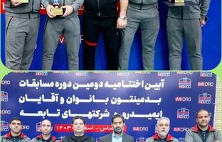 کسب مقام‌های برتر توسط بدمینتون‌بازان چادرملو