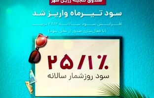 واریز سود دوره تیرماه 1403 صندوق گنجینه زرین شهر