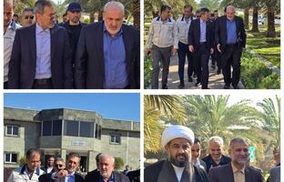 بازدید وزیر نیرو از فجر انرژی خلیج‌فارس/ تعامل برای کمک فجر به کاهش ناترازی و ورود به بورس انرژی