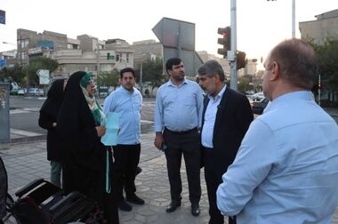 حضور شهردار منطقه ۴ در ناحیه ۵ در قالب برنامه "یک‌شنبه‌های قدم‌به‌قدم"