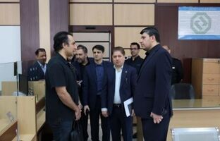 بازدید مدیرعامل از نحوه فعالیت شعبه کشیک مرکزی بانک توسعه صادرات ایران