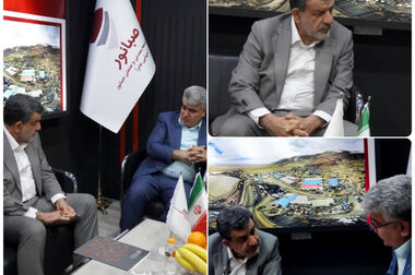 حضور وزیر صمت و معاون رییس جمهور زیمبابوه در غرفه صبانور