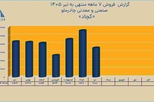 درآمد ۴ ماهه «کچاد» از ۵۷ همت عبور کرد/رشد درآمد نسبت به مدت مشابه قبل