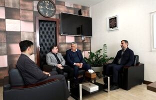 مدیرعامل صبانور از دفتر شرکت صباامید غرب خاورمیانه در تهران بازدید کرد/تأکید بر بهره‌برداری به موقع پروژه گندله‌سازی بیجار