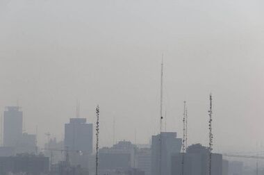آلودگی هوا در تهران تشدید شد؛ وضعیت هوای پایتخت قرمز