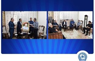 دیدار مدیرعامل بانک تجارت با خانواده شهید علی تیزکار