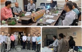 بازدید مدیران و کارشناسان شرکت صبانور از شرکت فولاد سنگان در استان خراسان رضوی