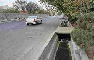 بازدید میدانی از شبکه اصلی جمع‌آوری آب‌های سطحی منطقه۹