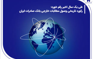 رکورد تاریخی وصول مطالبات خارجی بانک صادرات ایران