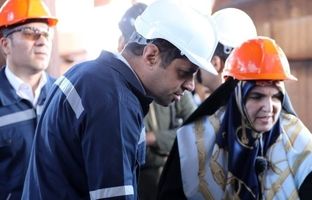 بازدید مشاور رئیس‌جمهور در امور همکاری‌های اقتصادی از شرکت صبا فولاد خلیج فارس