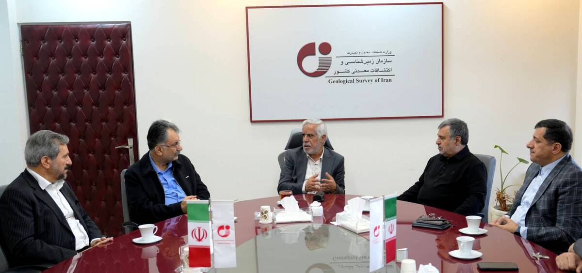 دیدار نمایندگان مجلس شورای اسلامی با معاون وزیر صمت و رئیس سازمان زمین‌شناسی و اکتشافات معدنی