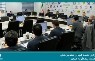 برگزاری جلسه شورای معاونین فنی سندیکای بیمه‌گران ایران