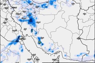 امروز؛ رگبار باران و رعد و برق در ۵ استان کشور
