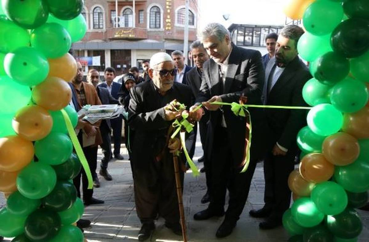 ساختمان جدید شعبه کشاورز بانک مهر ایران در سنندج افتتاح شد