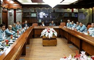 حضور رئیس هیئت عامل ایمیدرو در فولاد مبارکه و تأکید بر تداوم جریان تولید