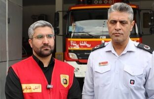 آتش‌نشانان شهرداری تهران پیشگامان خط مقدم امدادرسانی پایتخت در جنگ تحمیلی سوم هستند