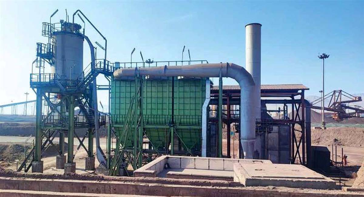بهره‌برداری از غبارگیرهای جدید واحد انباشت و برداشت فولاد سفیددشت
