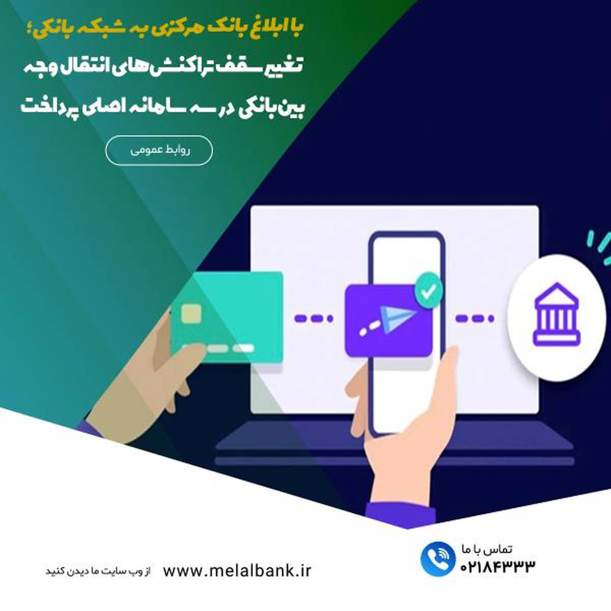 تغییر سقف تراکنش‌های انتقال وجه بین‌بانکی در سه سامانه اصلی پرداخت