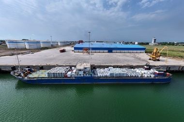 سیمان ایران از مسیر بندر کاسپین راهی بازار روسیه شد