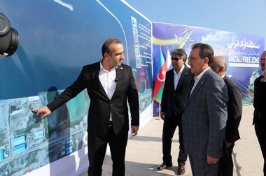 نمایش ظرفیت‌های لجستیکی منطقه آزاد انزلی به مهمانان اجلاس حاشیه دریای کاسپین