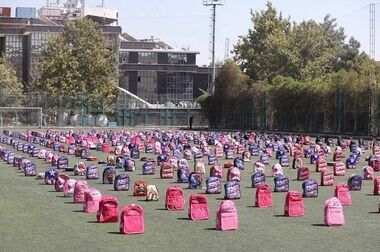 ۱۵ هزار مترمربع طرح هنری بر دیوارهای مدارس منطقه ۲ نقش‌بست