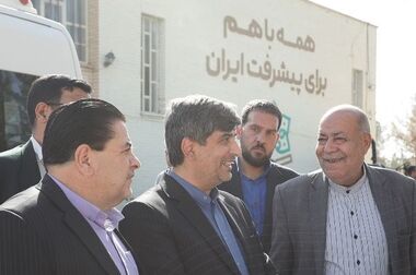 بازدید مدیرعامل گروه فولاد مبارکه از پروژه‌های پیشرفت و آبادانی اجراشده در شهرستان کوهپایه