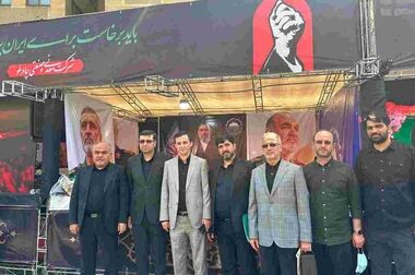 میزبانی چادرملو از عزاداران امام شهید در مسیر مشهد مقدس