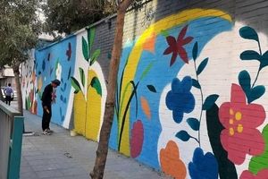  اجرای طرح دیوارنگاره مدارس منطقه ۱۹ در آستانه بازگشایی مدارس