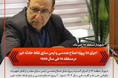 تحقق ۱۴۰ درصدی برنامه جابجایی تیرهای برق معارض در منطقه ۱۶