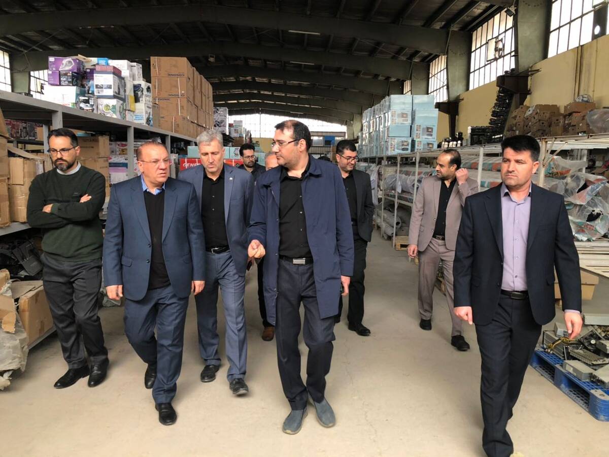 بازدید مدیرعامل سازمان اموال تملیکی از انبارهای استان کرمانشاه