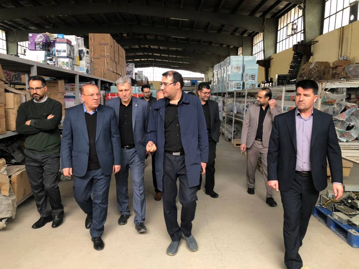 بازدید مدیرعامل سازمان اموال تملیکی از انبارهای استان کرمانشاه